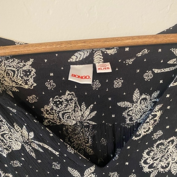 Bongo - Black Floral Tunic Dress - Picture 2 of 7